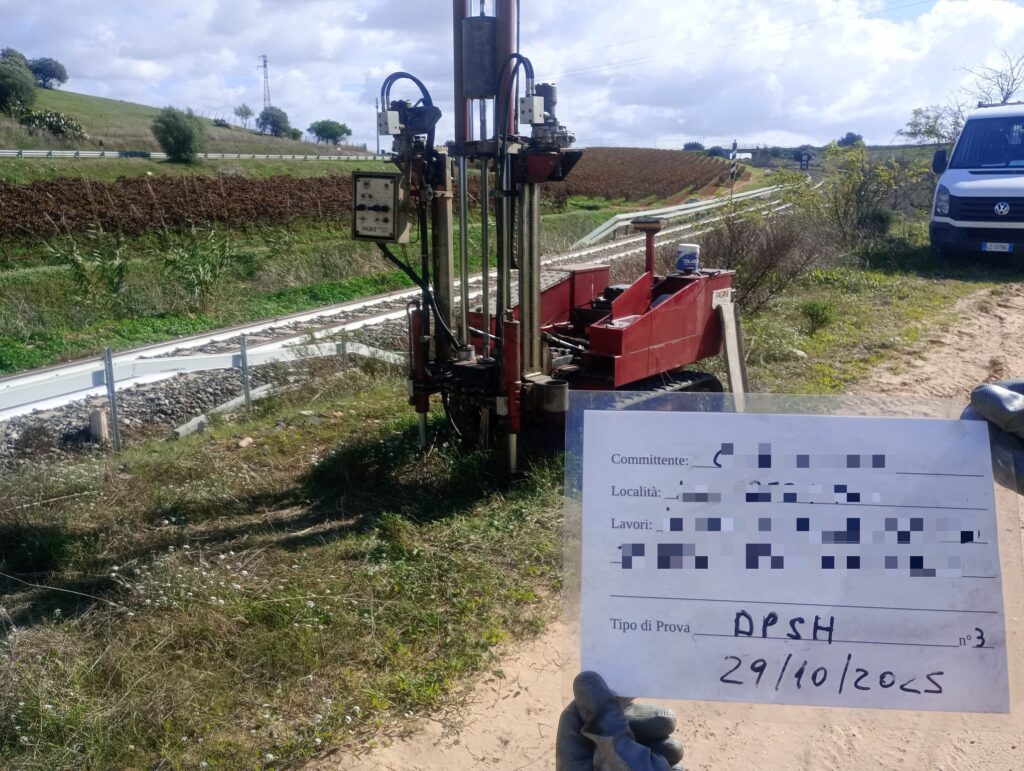 Prove penetrometriche DPSH e CPT con penetrometro Pagani TG 63/100